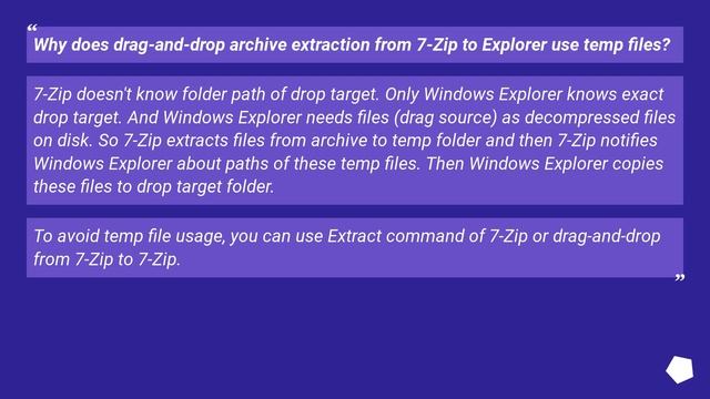 Make 7-Zip extract an archive directly to a directory смотреть онлайн