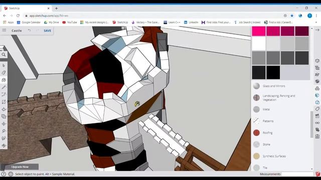 SketchUp Castle Part 7 смотреть онлайн