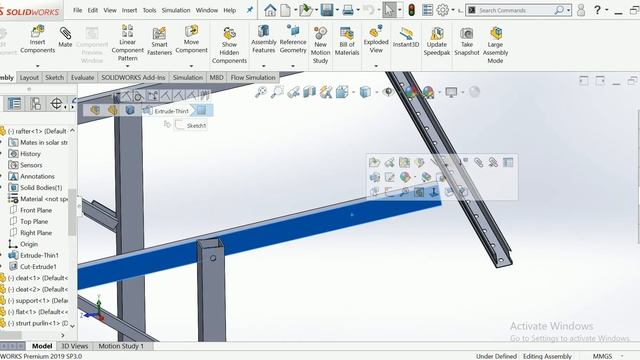 #Solar panels structure with foundation for 3 MMS solar panel structure design how design solar# смотреть онлайн