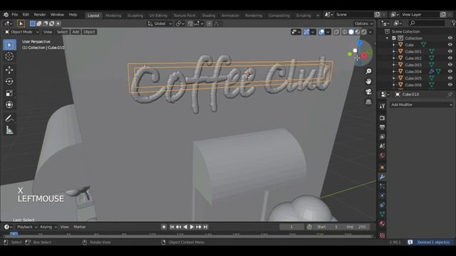 Isometric Coffee Shop in Blender 2.9 смотреть онлайн