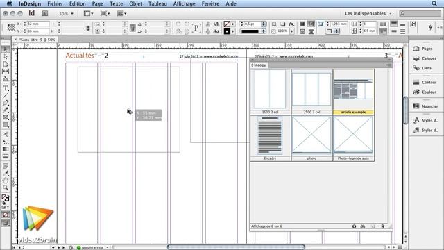 InCopy : Préparation dans InDesign смотреть онлайн