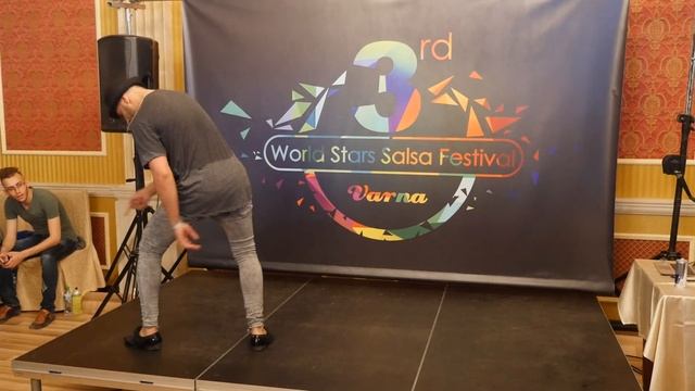 ⭐Fadi Fusion ⭐ Salsa Footwork Musicality Class 2017 смотреть онлайн