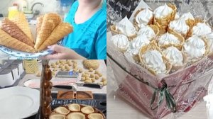 ВАФЕЛЬНЫЕ РОЖКИ с начинкой. ФИАСКО с ОРЕШКАМИ, НО я не отступлю 🤣