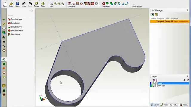 Geo Project 4 Solid Extrude Tools Metric смотреть онлайн