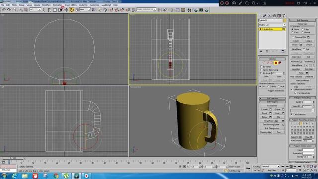 3D MAX MESH SMOOTH를 이용하여 머그컵 만들기 смотреть онлайн