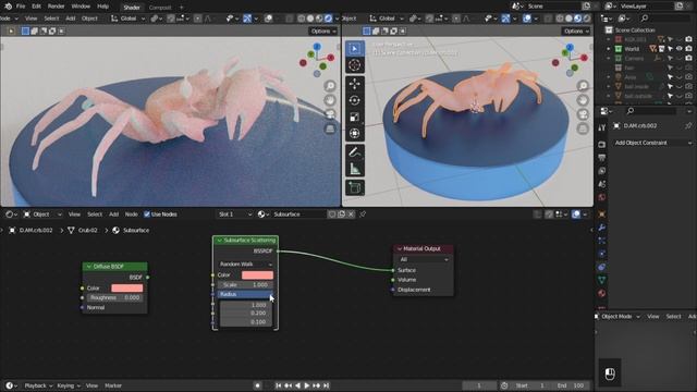 【Blender：シェーダー講座】第15回：Subsurface Scattering смотреть онлайн
