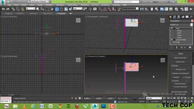 Cloth Simulation 3ds Max | Animate Flag Using 3ds Max | Flag Animation 3ds Max | #animation #3dsmax смотреть онлайн