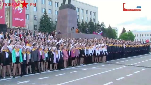 #голоспобеды - выступление Сводного тысячного детского хора Ставропольского края смотреть онлайн