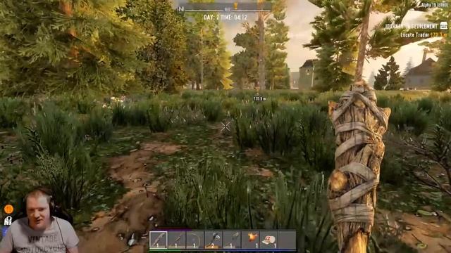 [DE/ENG]18+ 7DaystoDie Crack some zombie's Heads! #7days #Zombie #survival #fun смотреть онлайн