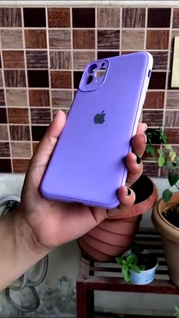 Purple Silicone Case for Apple Iphone 12 mini смотреть онлайн