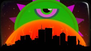 ЛИЗУН ГЛАЗАСТИК съел все вокруг игра Tales from Space Mutant Blobs Attack на канале Мистер Игрушкин