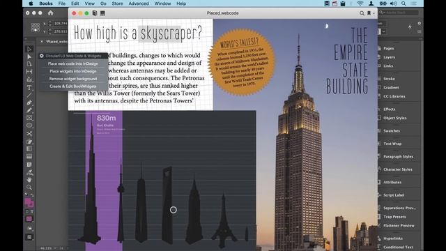 Add web code to InDesign EPUBs смотреть онлайн