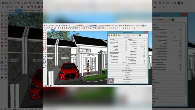 Sketchup vray 2.0 render settings смотреть онлайн