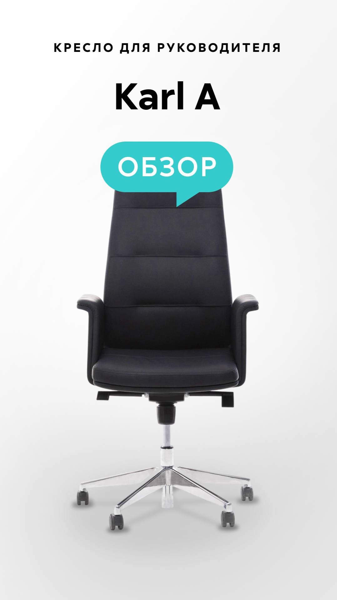 Обзор кресла для руководителя Karl A смотреть онлайн