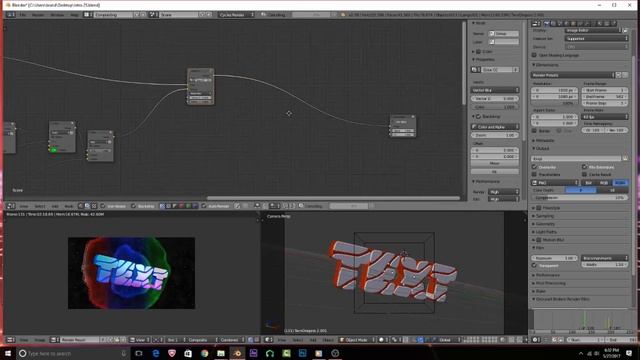 Rainbow Blender Intro Time-lapse смотреть онлайн