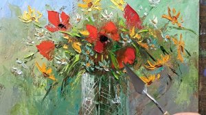 Букет.Живопись маслом