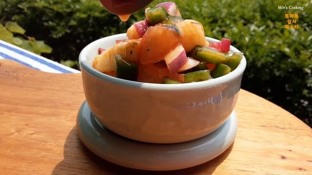 토마토 살사 파스타! 시원하고 상큼~하게 만드는 방법 :: How to make TOMATO SALSA PASTA :: 침샘 자극하는 파스타 레시피 смотреть онлайн