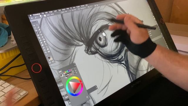 Review xp pen artist 24 pro 2k drawing demo смотреть онлайн