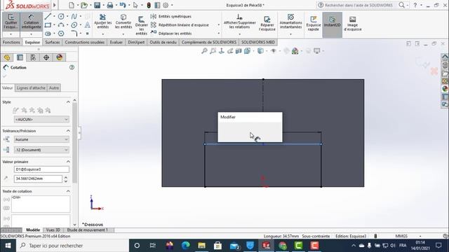 Solidworks 3D practice Drawing / exercise 21/ Simple Tutorial For Beginners смотреть онлайн