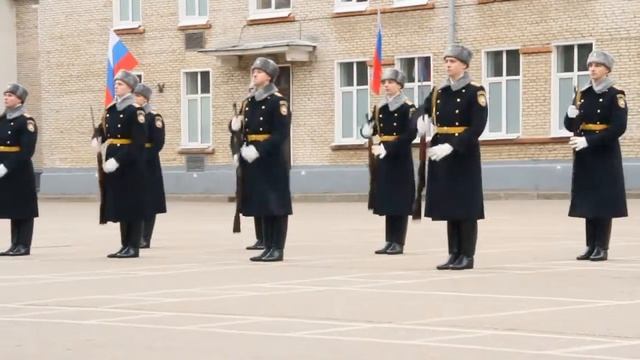 Присяга в Президентском полку 12 декабря 2015. Показательные выступления