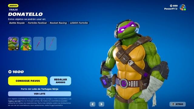 ¿VALE LA PENA COMPRAR las SKINS de las TORTUGAS NINJA en FORTNITE? Gameplay y Review 🔥😱 смотреть онлайн
