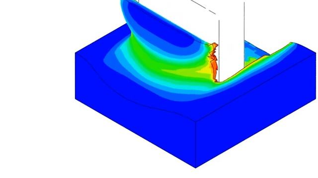 Abaqus CAE Orthogonal Cutting 3 смотреть онлайн