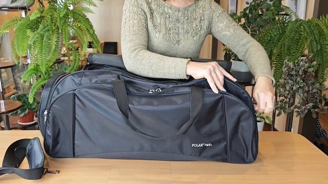 Спортивная сумка Polar 6064 черный смотреть онлайн