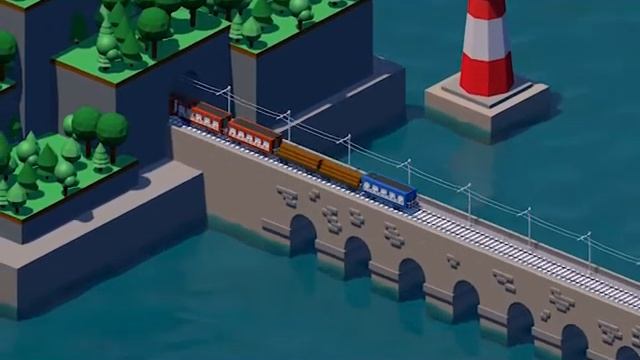 Анимация движения поезда смотреть онлайн