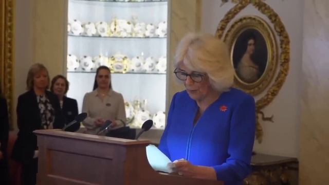 12 03 2024   Queen Gets Her Own Barbie Doll At International Women's Day Palace Reception