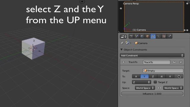 Blender 2.5 camara track to tutorial смотреть онлайн