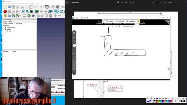 Video Ciclo. Errori di forma molto spinti, evitare le deformazioni. Tornitura flangia in pinza. смотреть онлайн