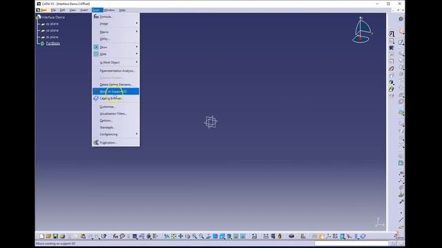 Enginering Graphics: CATIA Interface and Settings смотреть онлайн