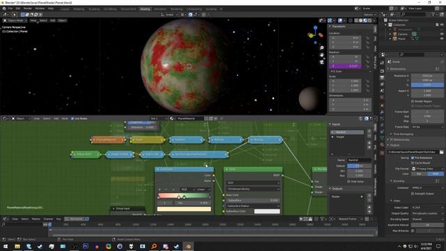 Free Procedural Planet Shader For Blender смотреть онлайн
