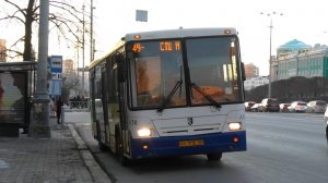 Автобус НефАЗ-5299-20-32 борт. №470 маршрут 49 на остановке "Площадь Труда"