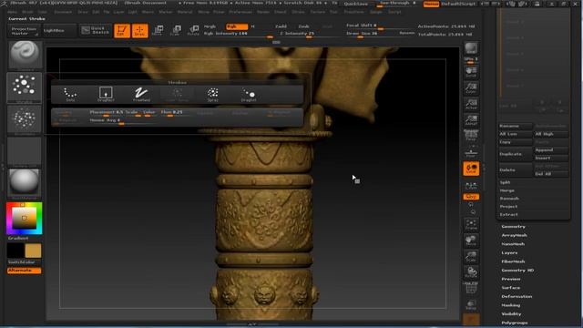 zbrush sculpting tutorial for beginners| how to basic hand paint texture in zbrush смотреть онлайн