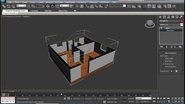 3d Studio Max tutorial 17 slice cap holes смотреть онлайн