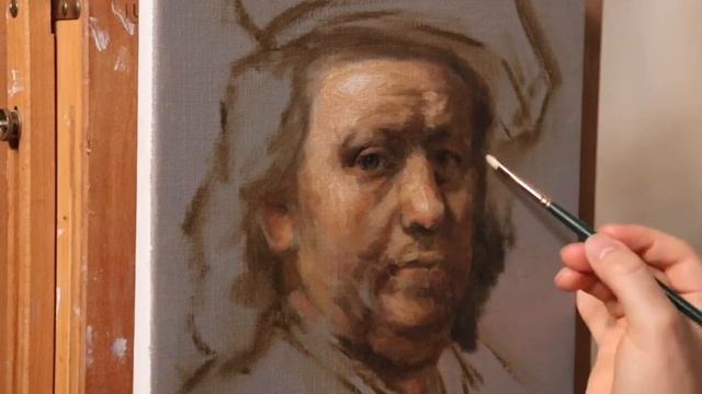 Portrait Painting Tutorial | Rembrandt Oil Painting Demonstration