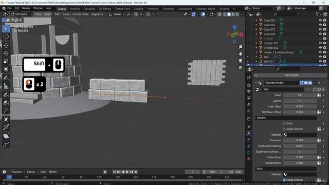 3 Lesson 8 Adding Structural Integrity with Stone Supports in Blender смотреть онлайн