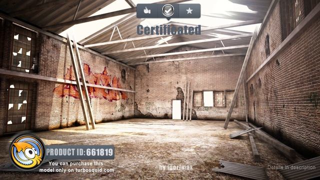 Ruined Industrial Building: 3D Artist igorlmax смотреть онлайн