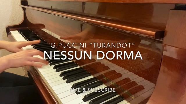 G.Puccini Turandot “Nessun dorma” Piano accompaniment смотреть онлайн