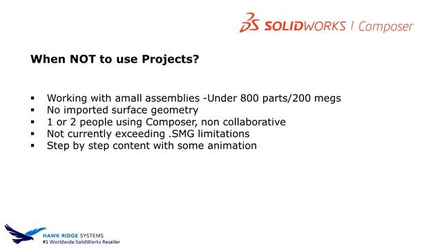 SOLIDWORKS Composer: When to and When NOT to Use Projects смотреть онлайн