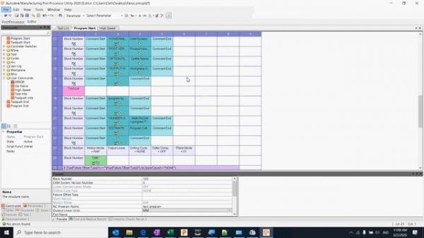 POWERMILL | BASIC POSTPROCESSOR EDITING
