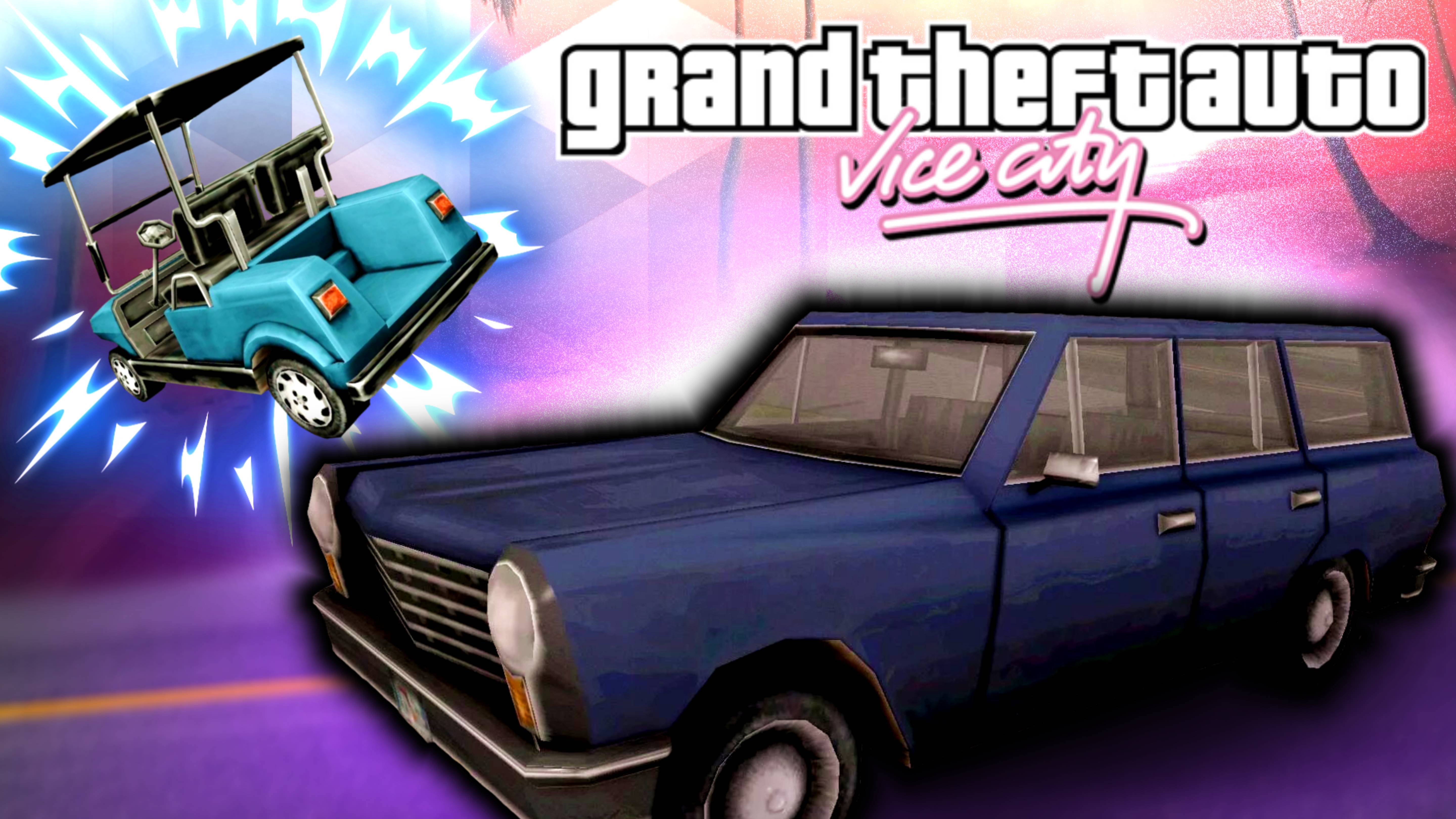 САЛЬТО на ГОЛЬФ-тачке - ГТА Вайс Сити смотреть онлайн