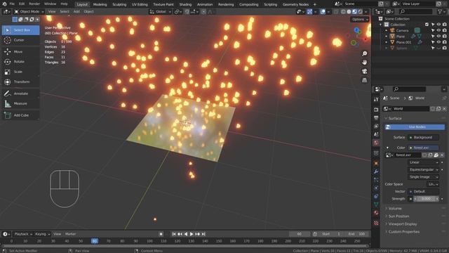 Blender Tutorial - Eevee particles reflection render method смотреть онлайн