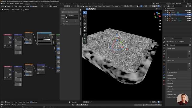 Model and animate a cute keyboard (Blender Tutorial) смотреть онлайн