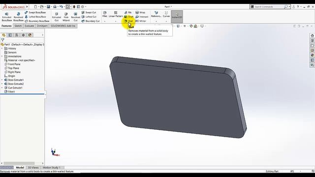Beginner's guide to SolidWorks-The top cover смотреть онлайн