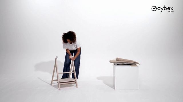 Как установить шезлонг на стульчик Click & Fold