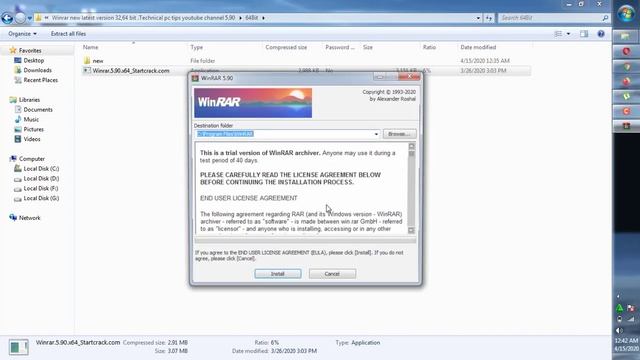 How to install winrar 5.90 new version 2020 (Technicalpctips) смотреть онлайн