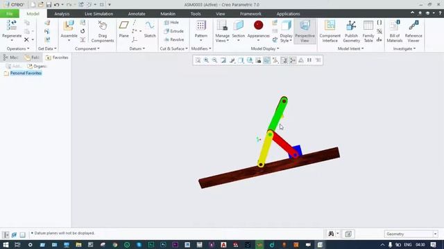 Mechanism Analysis of a Crasher with PTC Creo7.0 смотреть онлайн