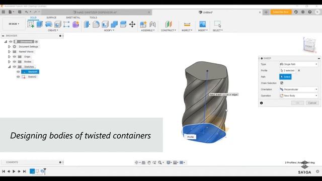 3D Designing in Fusion 360 смотреть онлайн
